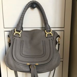 Chloe medium Marcie leather satchel